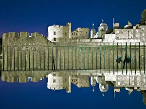 Images Dated 10th June 2018: Medieval Tower Reflection