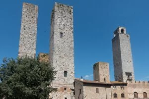 Images Dated 20th June 2015: Medieval towers, San Gimignagno, Italy