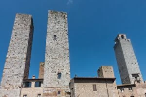 Images Dated 20th June 2015: Medieval towers, San Gimignagno, Italy