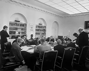 Roberts Prints: Meeting During the Cuban Crisis