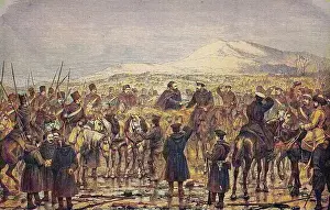 Assembling Prints: Meeting of Osman Pasha with the Grand Duke after the surrender of Plewna