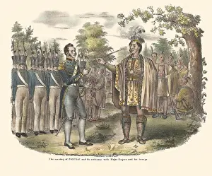 Chief Prints: Meeting of Pontiac and Major Rogers