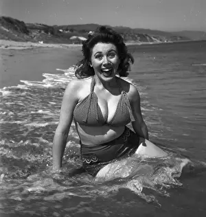 Meg Myles At The Beach In Malibu