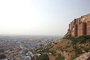 Images Dated 25th October 2011: Mehrangarh Fort and Jodhpur Panorama view of the city from above