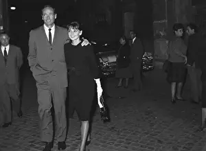 Strolling Prints: Mel Ferrer and Audrey Hepburn in Rome