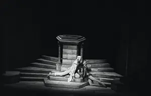 Mel Ferrer and Audrey Hepburn in Stage Pose