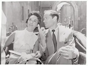 Mel Ferrer with Lea Massari