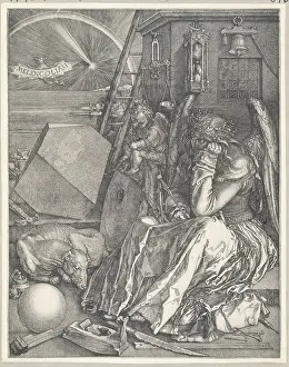 The Arts Prints: The Melancholie (Depressed Angel)