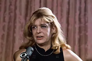 Melina Mercouri at Recent Press Conference