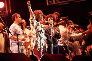 Iconic Concert Prints: Celebrate the Unforgettable Music Event That United the World: Melissa Manchester At Live Aid