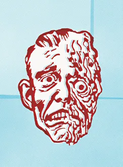 Spooky Gallery: Melting face