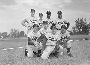Members of Dodgers Team