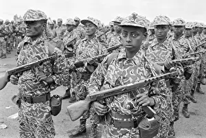 Members of Ethiopoian Army in Camouflage