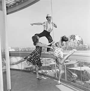 Three Members Of The Moisevev Ballet Co