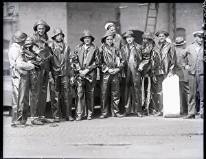 Members Prints: Members Of Resscue Squad/ Respirators On