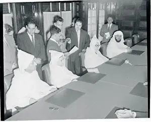 Bureaucracy Prints: Members of the Throne Council Waiting at a Table
