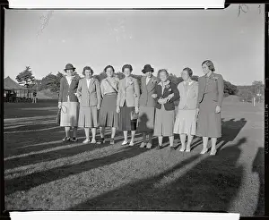 Manchester By The Sea Prints: Members of the Victorious American Curtis Cup Team