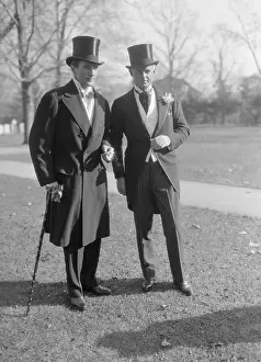 Members of Wedding Party Posing on Lawn