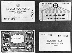 Logo Prints: Membership Cards to New York Speakeasies