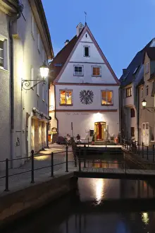 Streams Prints: Memminger Ach river, Untere Bachgasse
