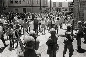 Memorial Day Prints: Memorial Day Protest March At U. Of Ca