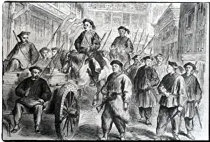 Payment Prints: Men Arrive With Indemnity;Illust.;China