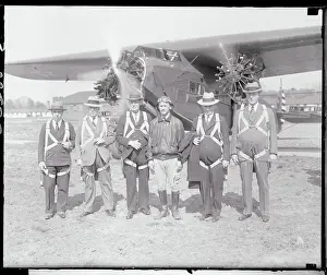 Jones Prints: Men Attending Air Exhibition