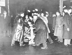 Riot Prints: Men Blocking Street