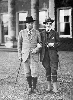 Cane Prints: Two Men With Canes Posing