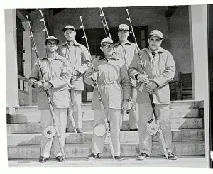 Men Competing in Tuna Cup Match