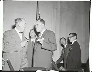 Men of Counsel Attending Hearing