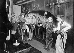 Gay Male Prints: Men Dressed as Pirates Standing at Bar