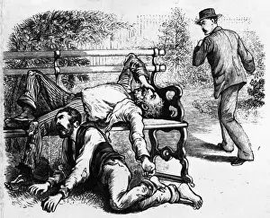Dying Prints: Two Men Dying On A Park Bench