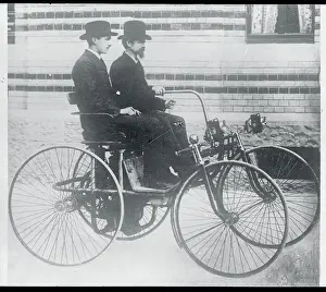 Partnership Prints: Men in Early Automobile