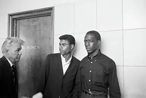 Drunk Driving Prints: Men at Hearing on Watts Riots