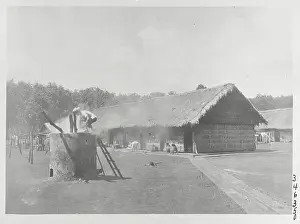 Rustic Prints: Men Incinerating Garbage