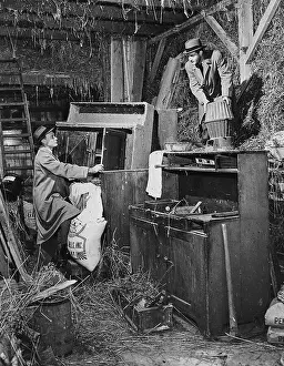 Stove Prints: Men Inspecting Furniture
