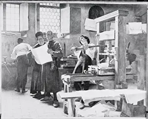 Florence Prints: Men Inspecting Proofs