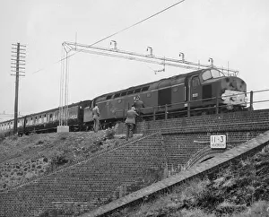 Men Investigating Train Robbery