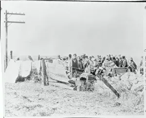Missouri Prints: Men Making Camps Alongside a Highway