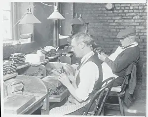 Men Making Hand Made Cigars