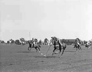 Men Playing Polo