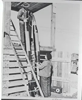 Men Preparing Jet Capable of Breaking Sound Barrier