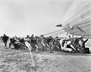 Men Pulling the Hindenburg In