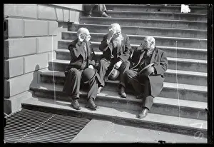 Old Age Prints: Men Reminiscing About Blizzard