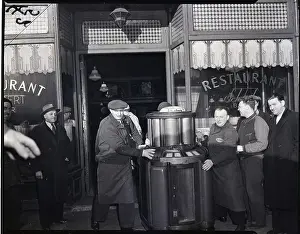 Raid Prints: Men Removing Juke Box From Bar