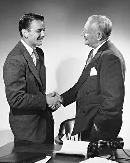 Leadership Collection: Men shaking hands