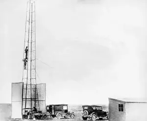 Rocket Prints: Men On Tower That Will Fire Early Rocket