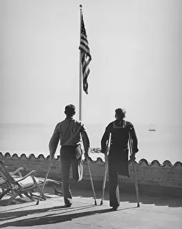 Huty 16961 Prints: Two Men in Uniform
