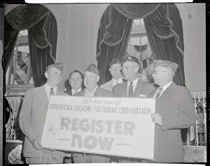 Men with Voting Sign